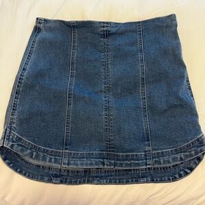 Altar’d state Jean mini skirt